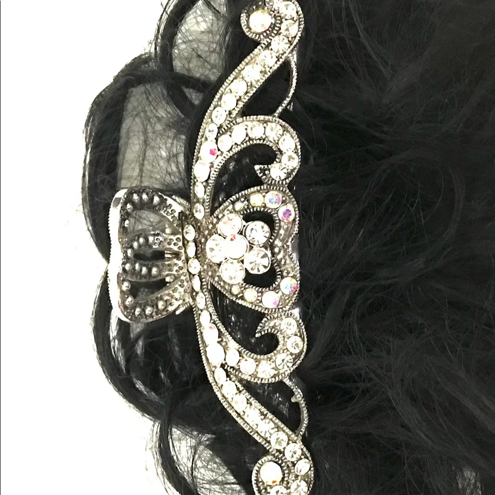 Retro Rhinestone Hair Clip - Picture 3 of 5